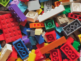 Lego blocks also known as bricks