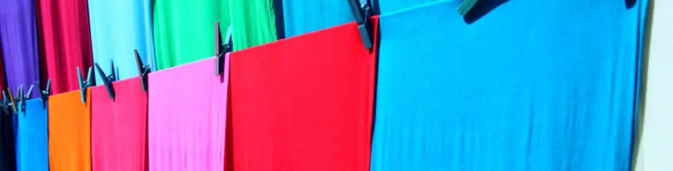 hanging fabrics
